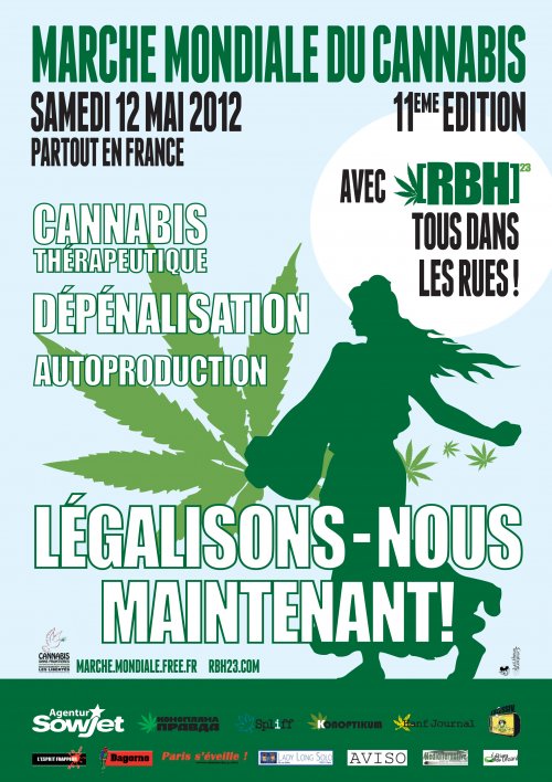[RBH]23 - Affiche Marche Mondiale du Cannabis 12 mai 2012
